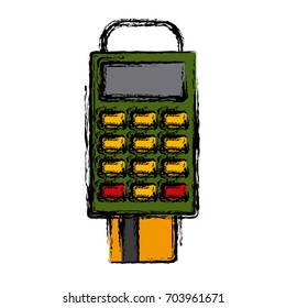 dataphone credit card payment device concept