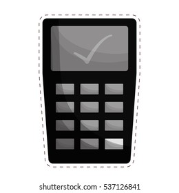 dataphone economy icon image vector illustration design 