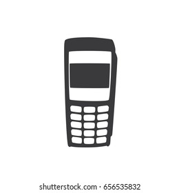 Data-phone icon, vector illustration design. 