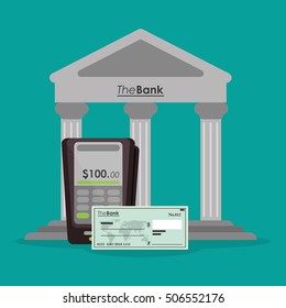 Dataphone of money concept 