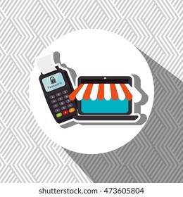 dataphone password money secure vector illustration eps 10