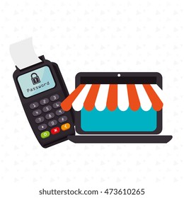 dataphone password money secure vector illustration eps 10