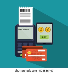 Dataphone of payment online design