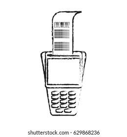 dataphone with receipter paper