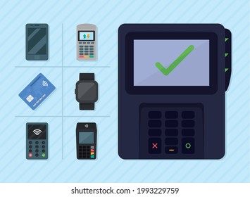 conjunto de dispositivos inteligentes y de datos