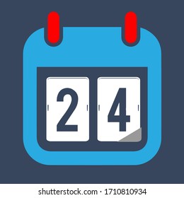 Icono de vector de calendario