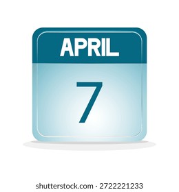 date calendar of April. web calendar design. event,schedule,holidays,events,ect. illustration vector