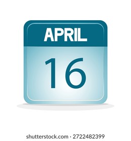 date calendar of April. web  calendar design for event, reminder, schedule, holidays,ect. illustration vector