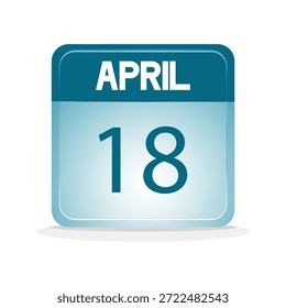 date calendar of April. web  calendar design for event, reminder, schedule, holidays,ect. illustration vector
