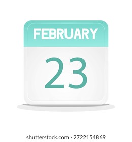 date calendar of February. calendar for web design, agenda, event, holiday,schedule,ect. illustration vector