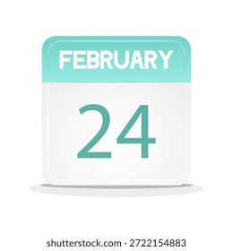 date calendar of February. calendar for web design, agenda, event, holiday,schedule,ect. illustration vector