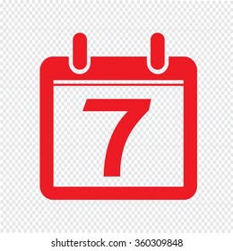 Date Calendar icon illustration sign design style