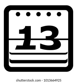 Date calendar icon. Simple illustration of date calendar vector icon for web