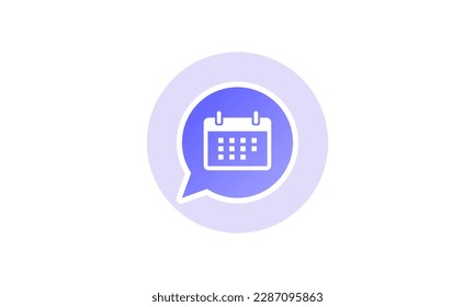 Date calendar icon. Symbol planner. Reminder organizer event signs. Business plan schedule. vector illustration
