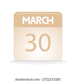 date calendar of March. web calendar design. event, schedule,holidays,ect. illustration vector