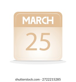 Terminkalender März. Webkalender-Design. Veranstaltung, Terminplan, Feiertage usw. Illustrationsvektor