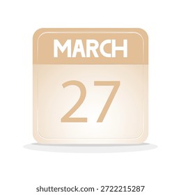 date calendar of March. web calendar design. event, schedule,holidays,ect. illustration vector
