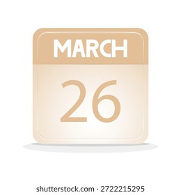 date calendar of March. web calendar design. event, schedule,holidays,ect. illustration vector
