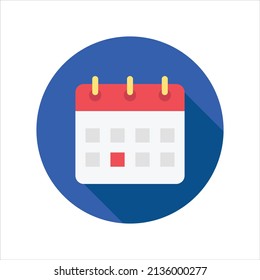 Datumskalender Vektorsymbol-Symboldesign