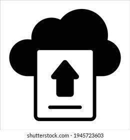 icono de registro negro de la nube de fechas ilustración moderna