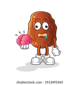 date fruit cartoon. cartoon mascot vector