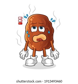 date fruit cartoon. cartoon mascot vector
