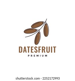 fruta fresca dulce de los árboles logo diseño vector icono plantilla