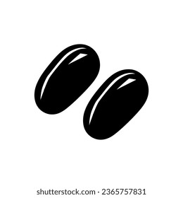 Date fruit icon isolated on white background