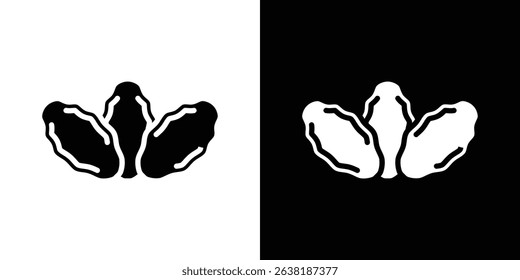 Date fruit icon symbols. Vector illustration.
