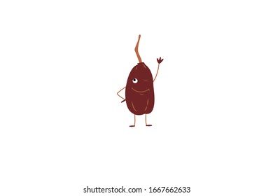 Date Fruit Object Vector Fruit Illustration