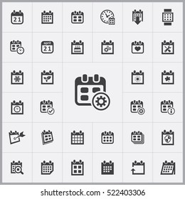 date icon. calendar icons universal set for web and mobile