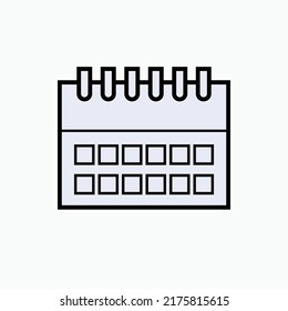 Icono de fecha. Símbolo de calendario - Vector.