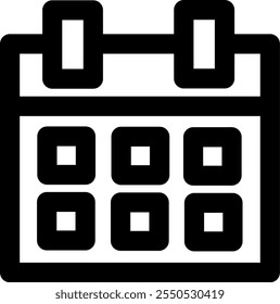 date icon for graphic design