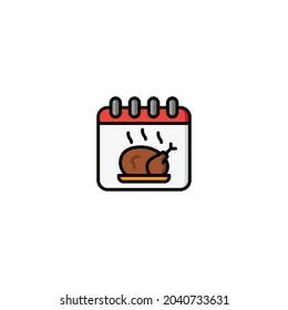 Date Icon Isolated On White Background