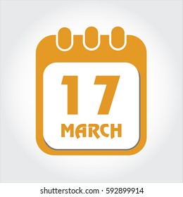 Date Icon March, using for Web, Business, Education, etc.