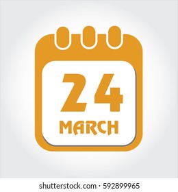 Date Icon March, using for Web, Business, Education, etc.