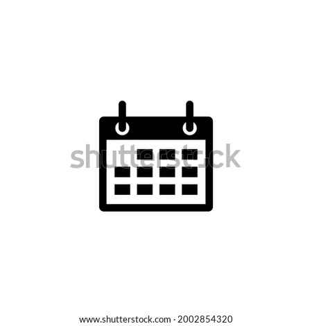 Date icon. Schedule, time icon in trendy flat design.
