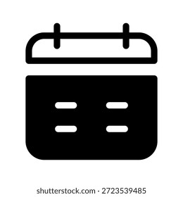 Ilustración de diseño de símbolo de Vector de icono de fecha