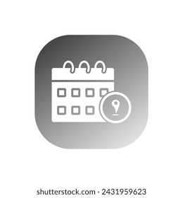 date icon vector template illustration logo design