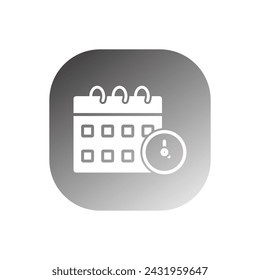 date icon vector template illustration logo design