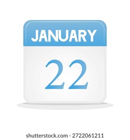fecha en enero. diseño de calendario de Web. diseño de lujo. para agenda, negocios, eventos, recordatorios. etc. ilustración Vector