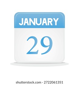 fecha en enero. diseño de calendario de Web. diseño de lujo. para agenda, negocios, eventos, recordatorios. etc. ilustración Vector