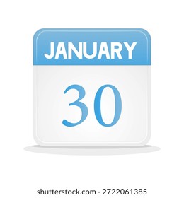 fecha en enero. diseño de calendario de Web. diseño de lujo. para agenda, negocios, eventos, recordatorios. etc. ilustración Vector