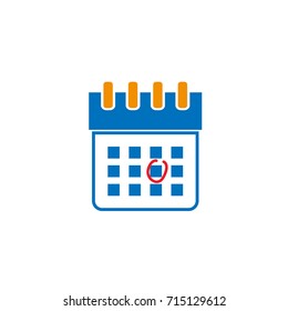 Date marked on calendar 