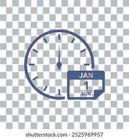 date new years icon , celebration icon