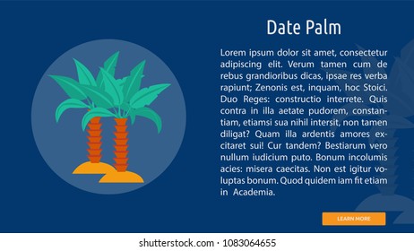 Date Palm Conceptual Banner