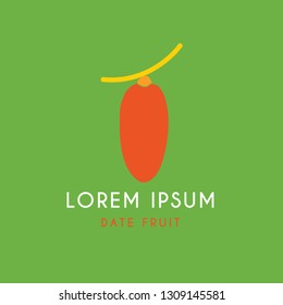 Date Palm Fruit logo vector design