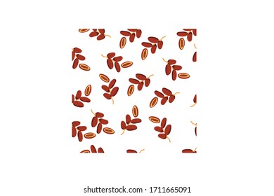 Date Palm 
Fruit Seamless Pattern
Can Be Used For:
Background,Wallpaper,Decoration,And Others