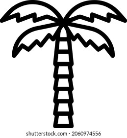 Date Palm icon, out line vector icon Web icon simple thin line vector icon