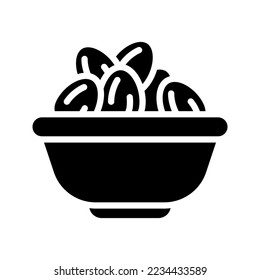 date palm icon vector illustration logo template isolated on white background